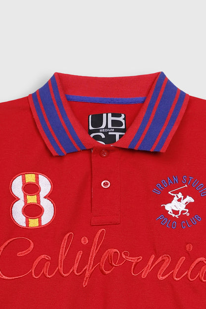 Pique polo shirt