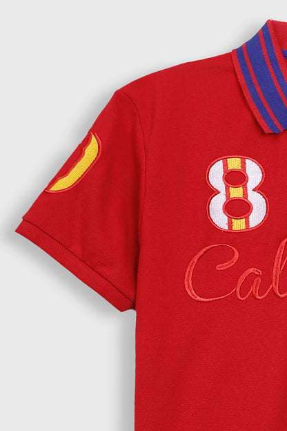 Pique polo shirt