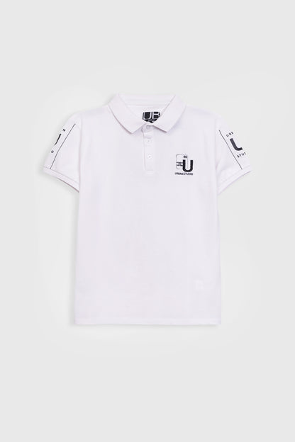 Pique polo shirt
