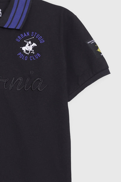 Pique polo shirt
