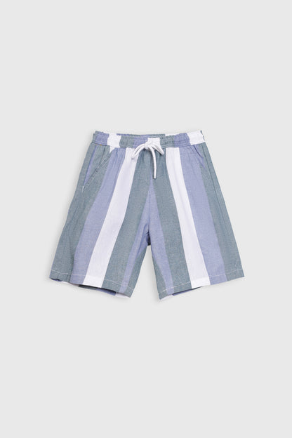 Co-ord set striped shorts