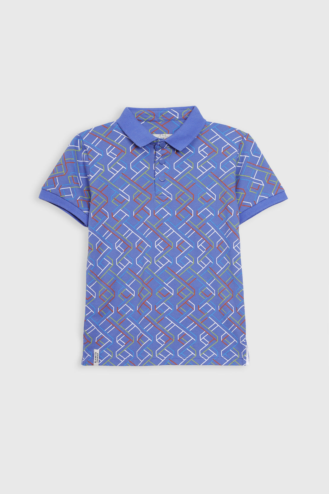 All-over print Polo shirt