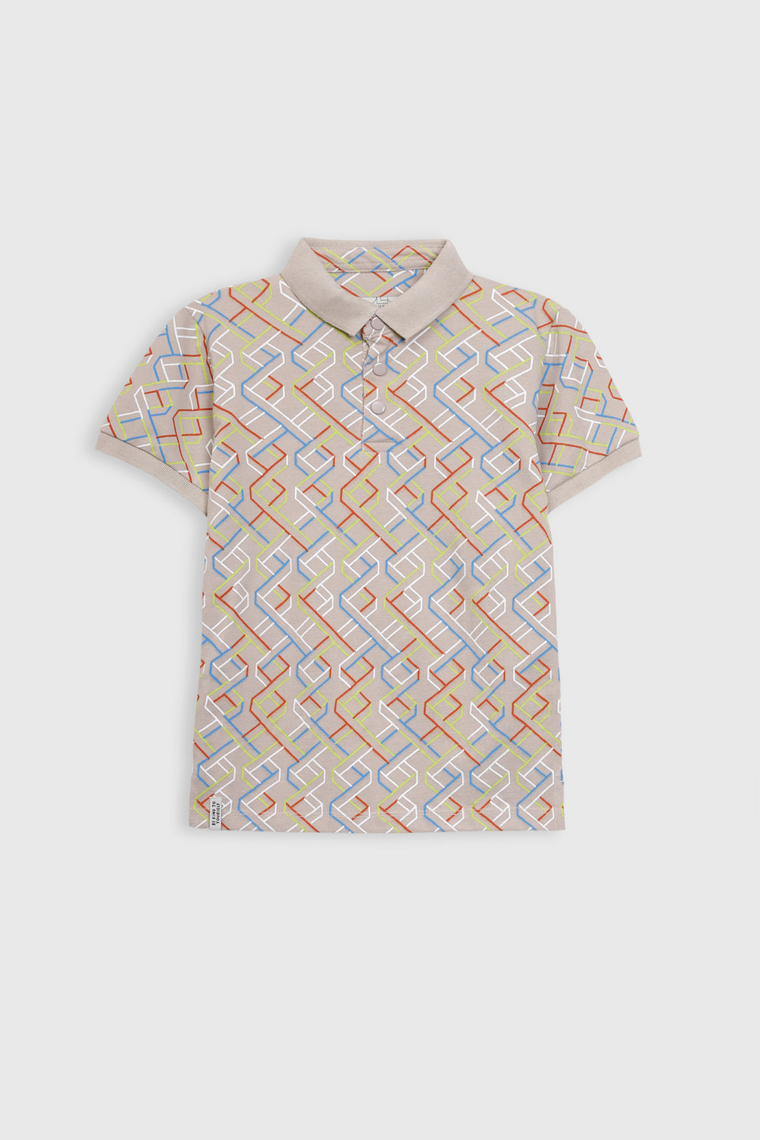 All-over print Polo shirt