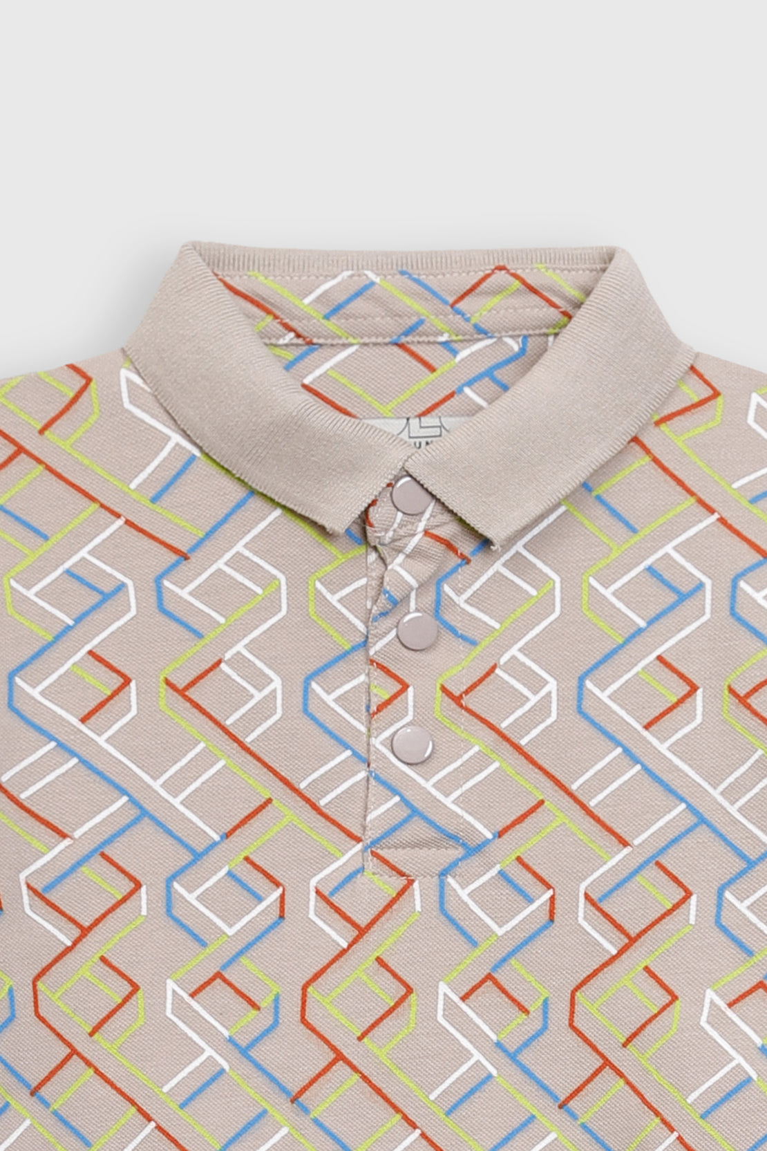 All-over print Polo shirt