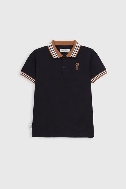 Pique polo shirt
