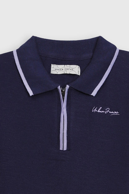 Co-ord set Quarter-Zip Polo