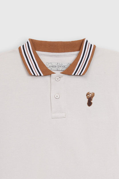 Pique polo shirt