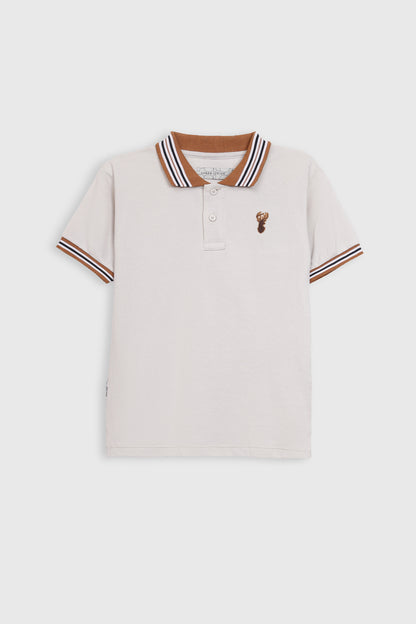 Pique polo shirt