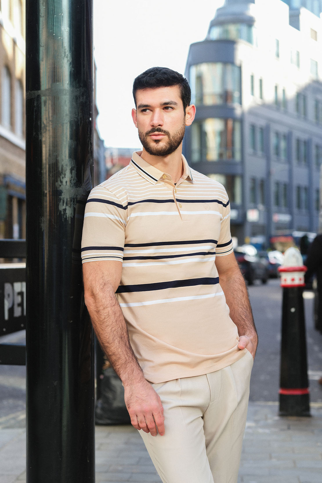 STRIPED POLO SHIRT