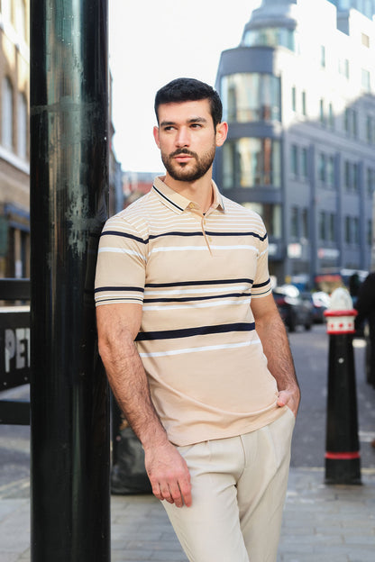 STRIPED POLO SHIRT