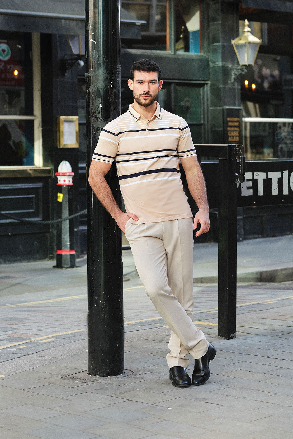 STRIPED POLO SHIRT