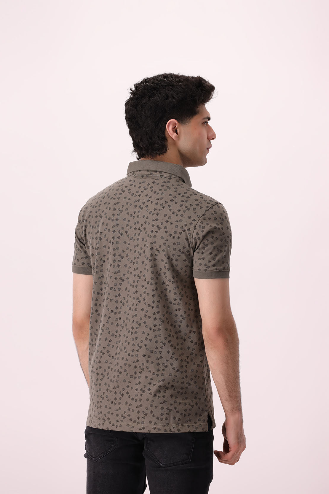 All-Over Printed Polo