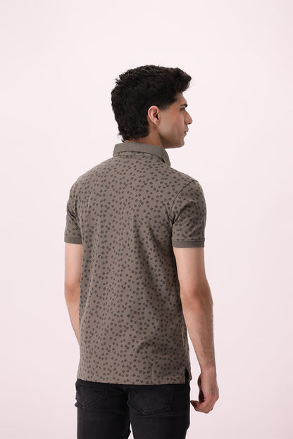 All-Over Printed Polo