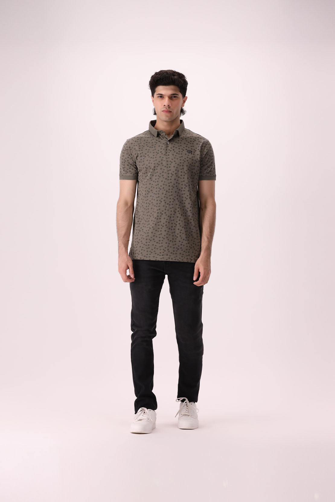 All-Over Printed Polo