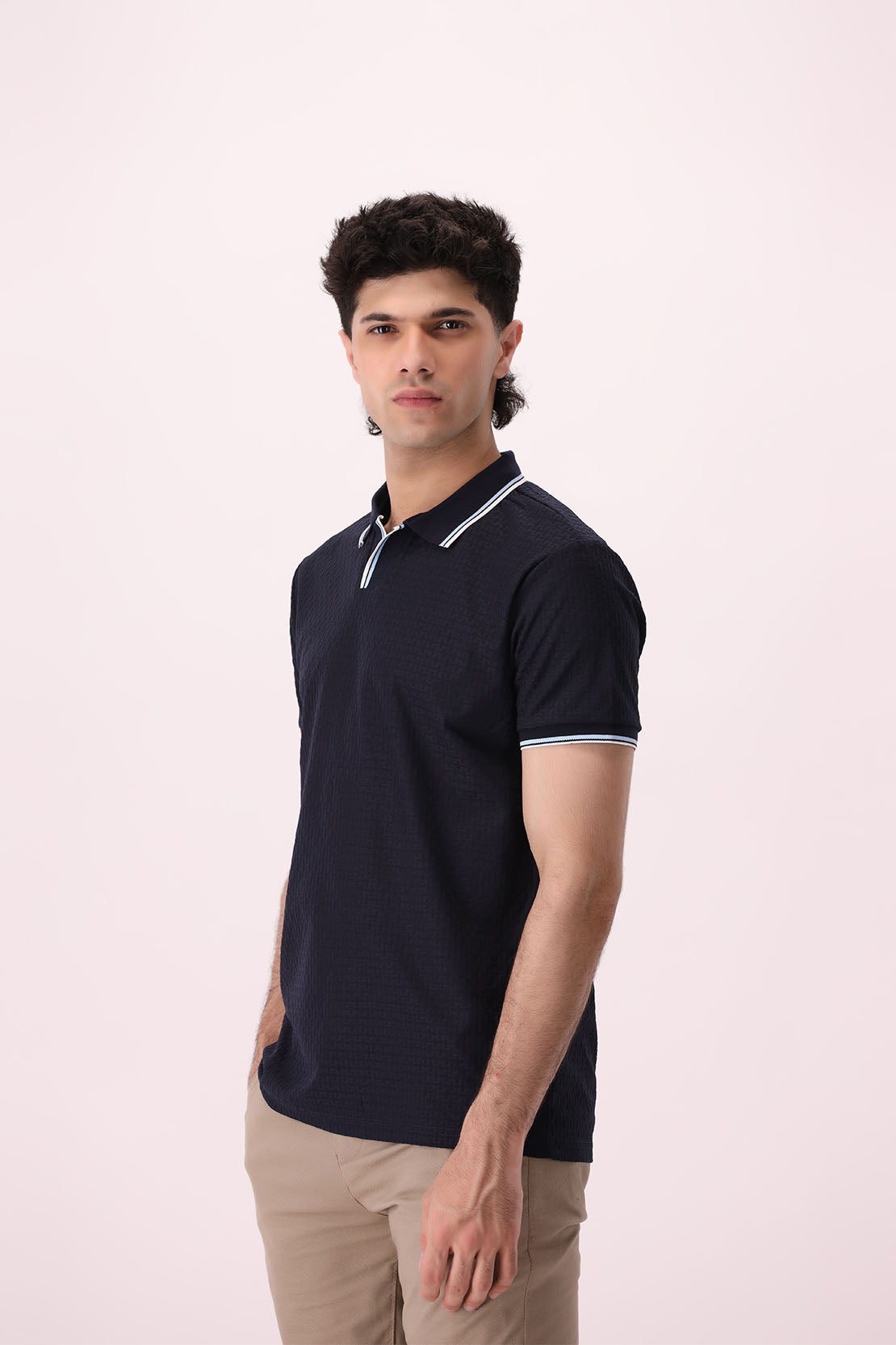 Tipped Knitted Polo