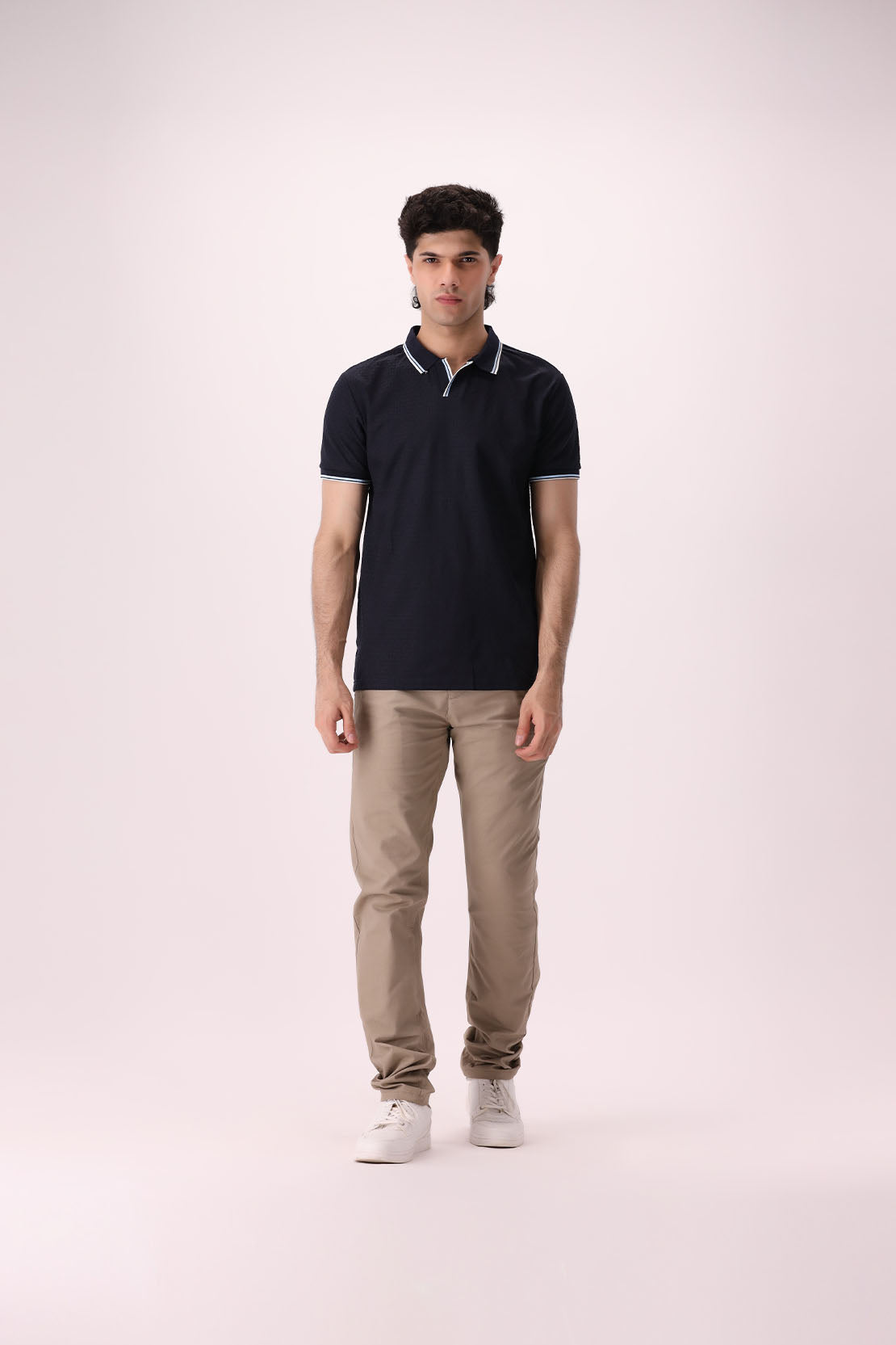 Tipped Knitted Polo