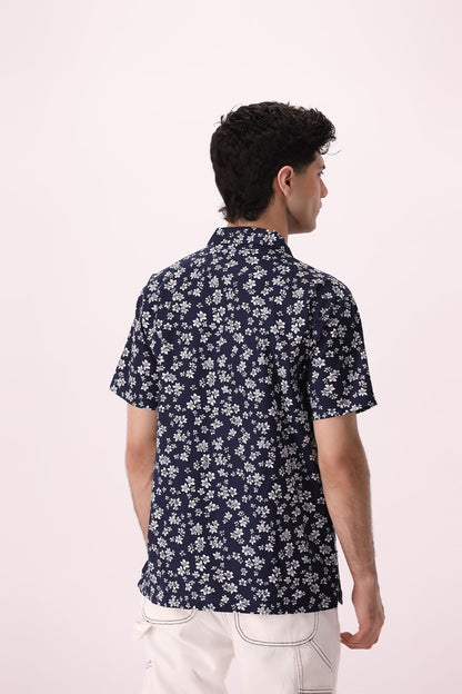 Boxy Floral Printed Shirt