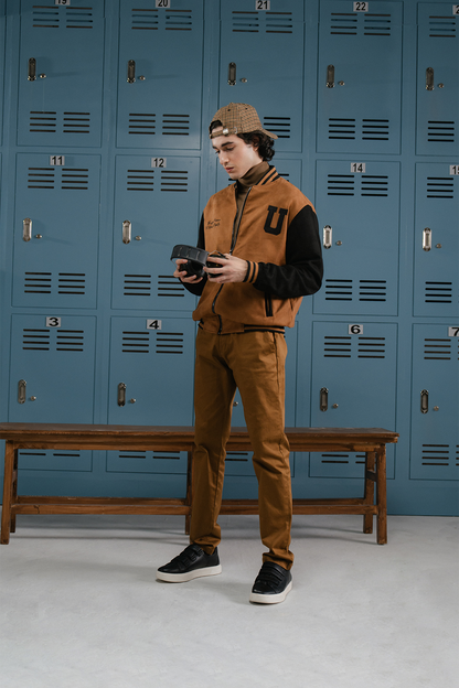 Men Suede Jacket