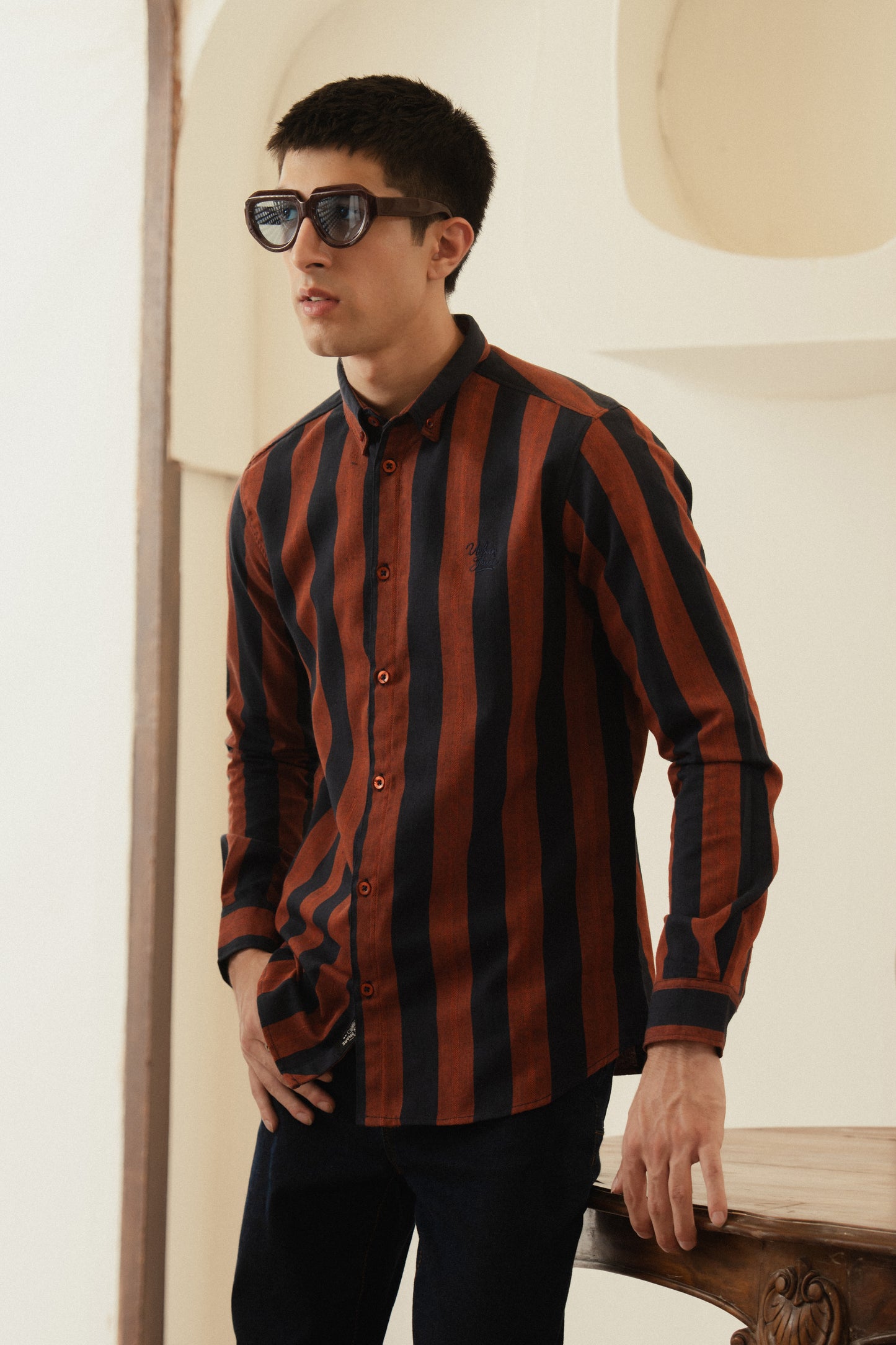 Striped Cotton Style Shirt
