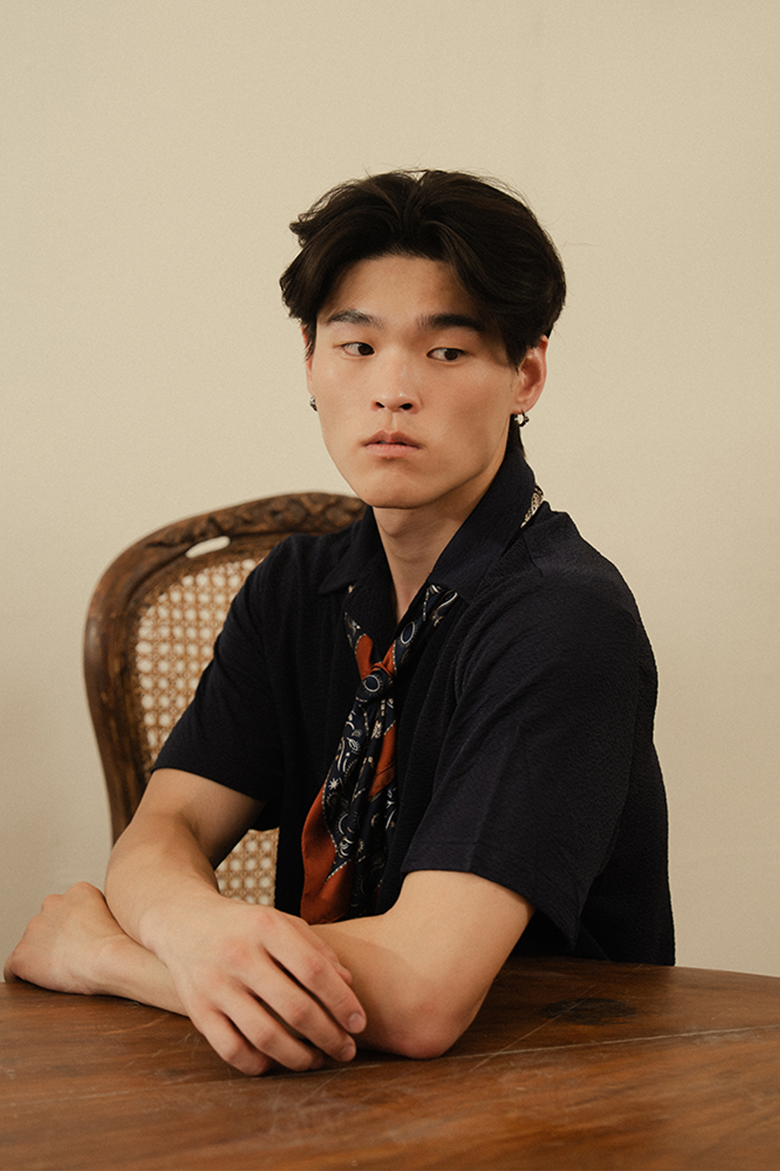 MEN COORD SET TEXTURED SHIRT
