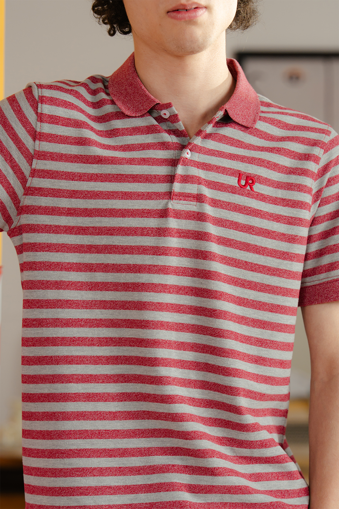 Striped  Polo