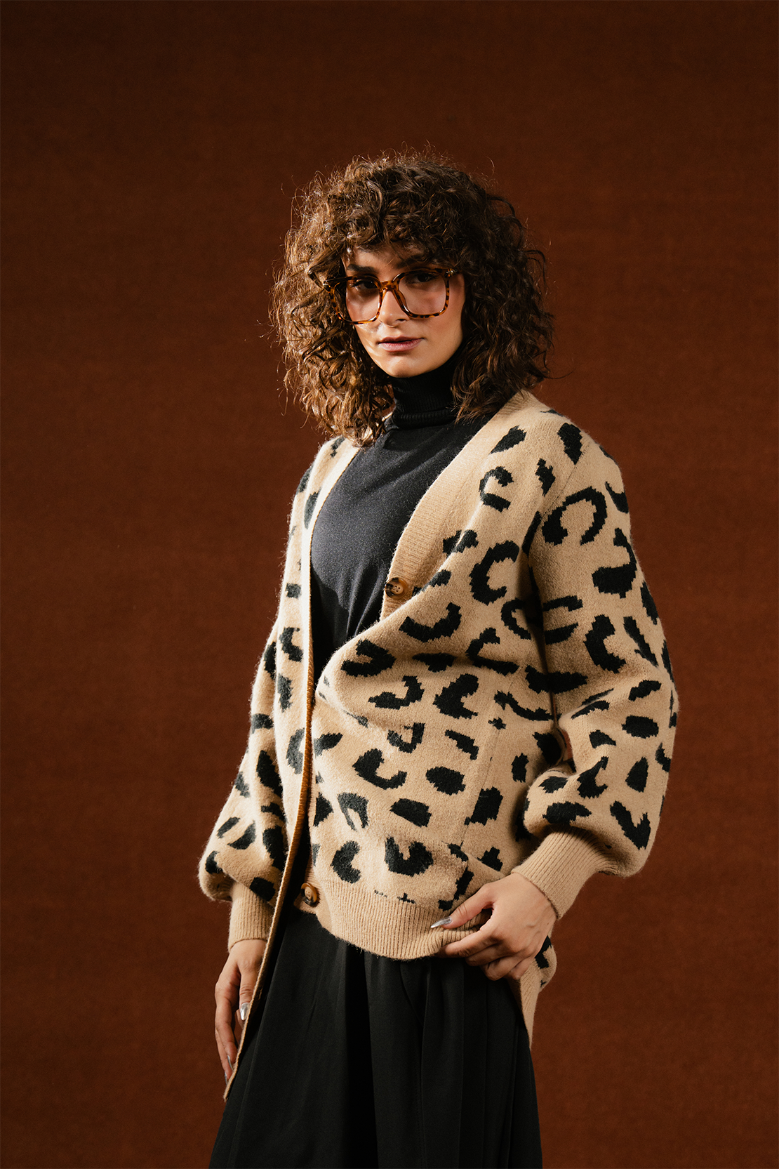 Oversized Knit Cardigan