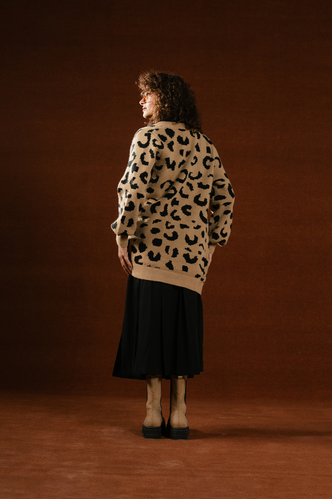 Oversized Knit Cardigan