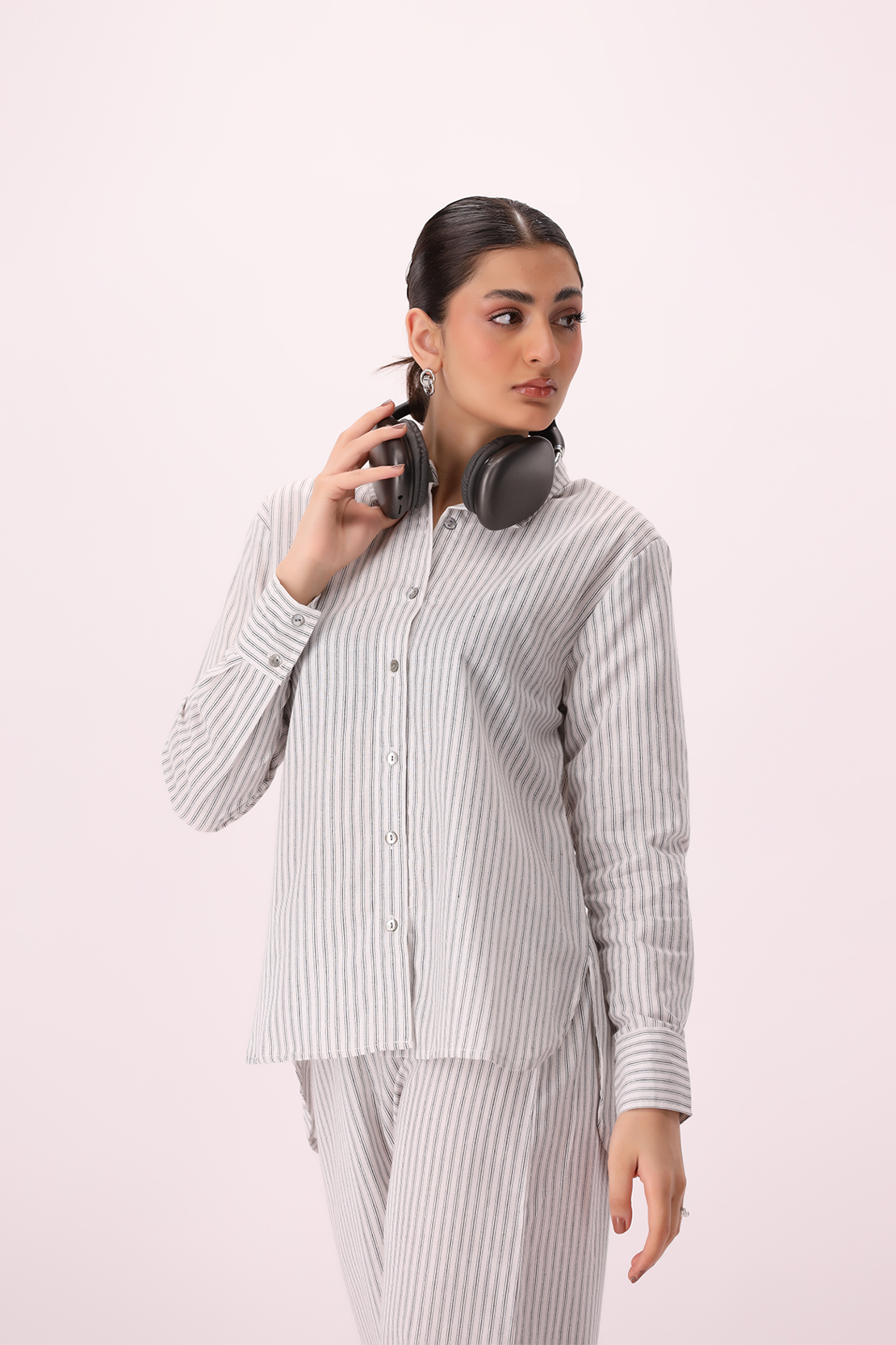 Striped Coord set Top