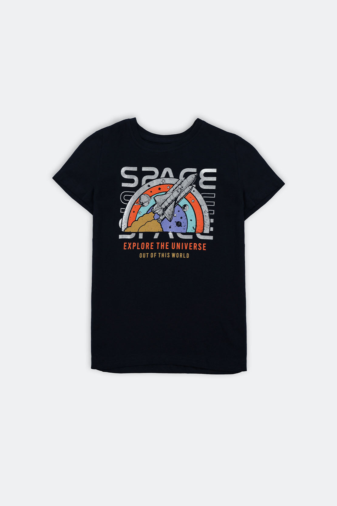 Space printed t-shirt