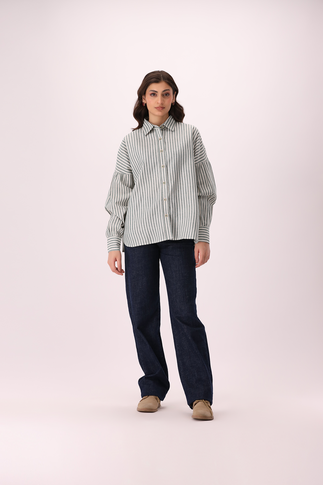 Striped Button Down Shirt