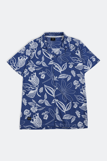 Resort collar Printed Shirt