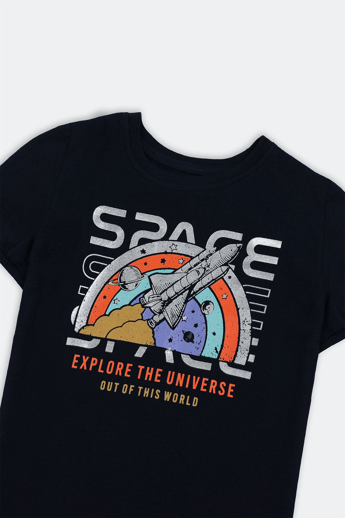 Space printed t-shirt