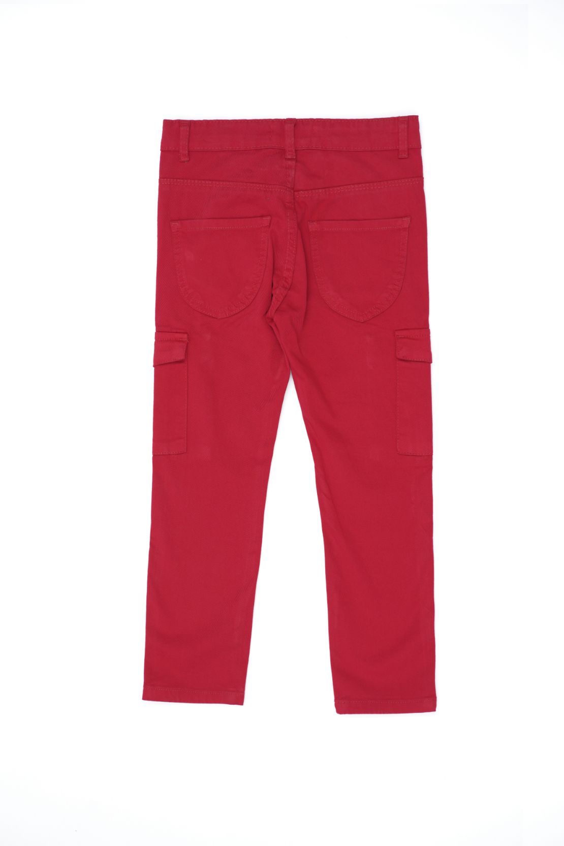 Red Casual Pant