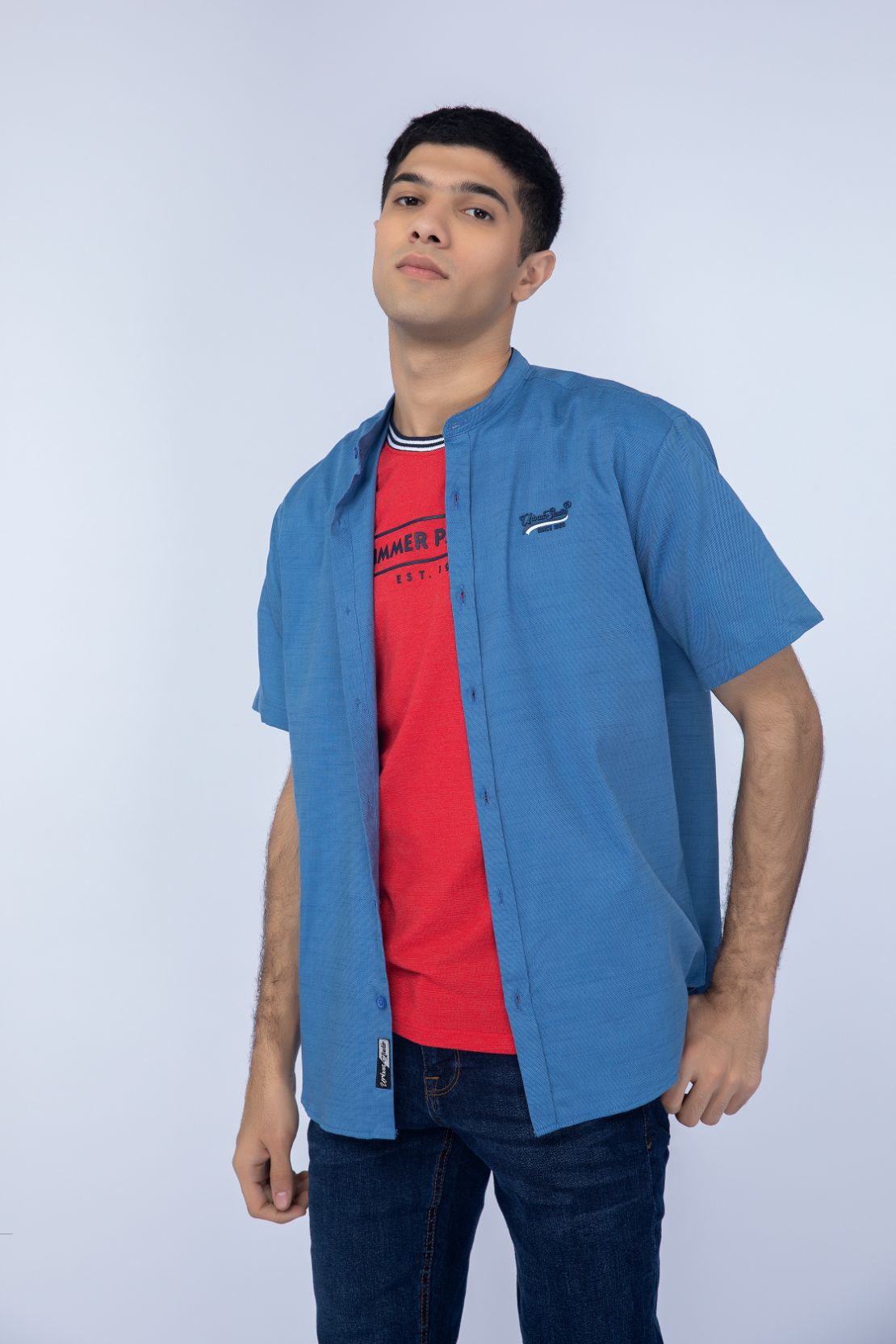 Blue Casual Shirt