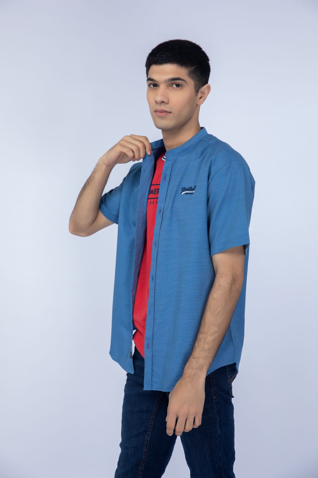 Blue Casual Shirt