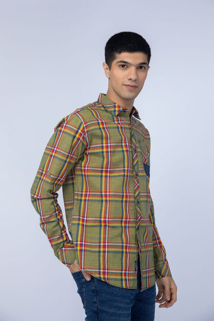 Yellow Casual Shirt