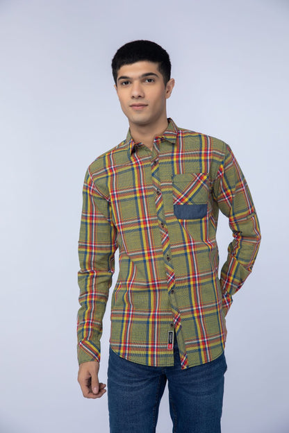 Yellow Casual Shirt