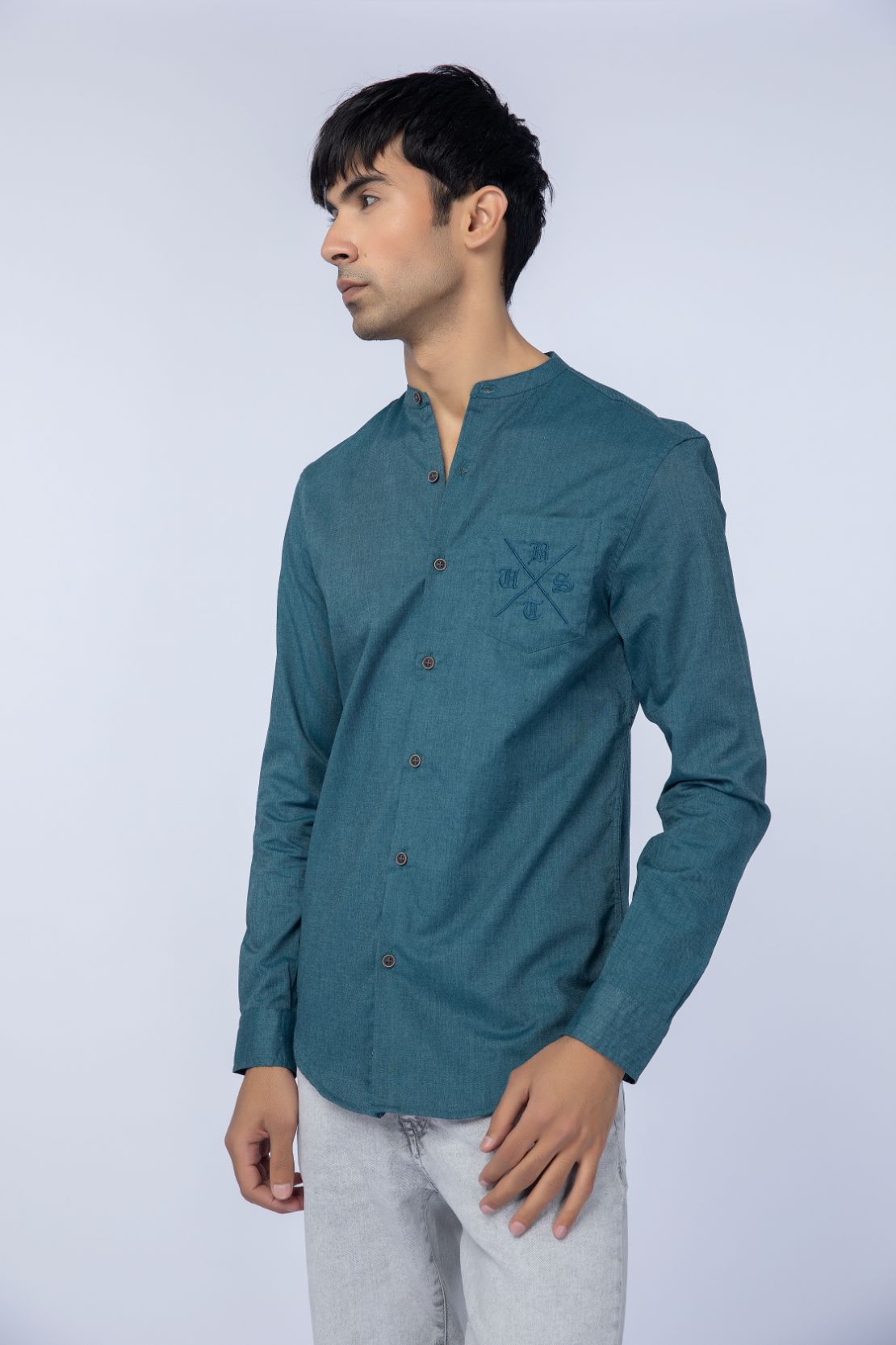 Teal Casual Shirts
