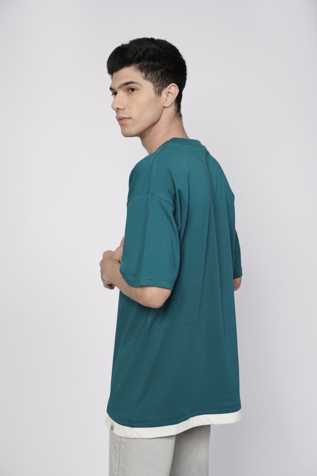 Relaxed Fit Teal Tee